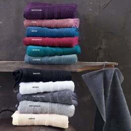 Towels Laura (Set 3pcs) Bordo Rythmos Bordo