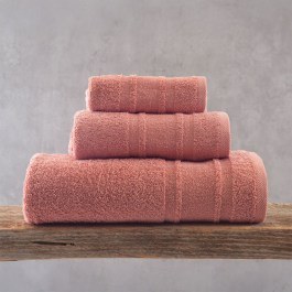Towels Laura (Set 3pcs) Terracotta Rythmos TERRACOTTA