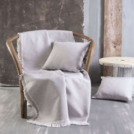 Μαξιλαροθήκη Διακοσμητική Miller 01 Silver Ρυθμός SILVER