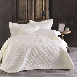 Κουβερλί Klelia Σετ 3τεμ. Ecru Ρυθμός ECRU