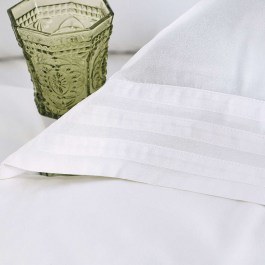 Κουβερλί Klelia Σετ 3τεμ. White Ρυθμός WHITE