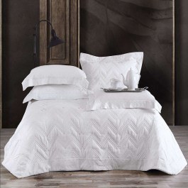 Κουβερλί Lizzie Σετ 3τεμ. White Ρυθμός WHITE