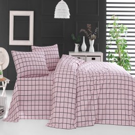 Duvet Cover Squares (Set 2pcs) Pink Rythmos PINK
