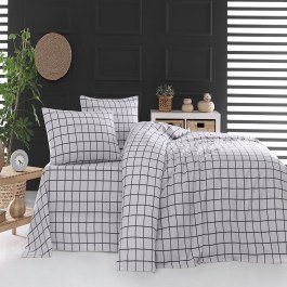 Duvet Cover Squares (Set 3pcs) Grey Rythmos GREY