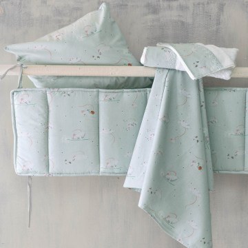 Baby Bed Sheet Jerom Aqua Rythmos