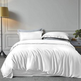 Bed Sheets Bamboo (Set 4pcs) White Rythmos White