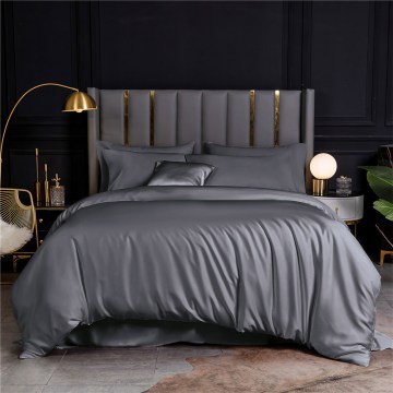 Bed Sheets Bamboo (Set 4pcs) Dark Grey Rythmos