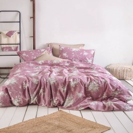 Σεντόνια Mathilde Με Λάστιχο (Σετ 3τμχ) Pink Ρυθμός Pink