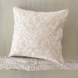 Deco Pillowcase Medallion Ecru Beige Rythmos ECRU-BEIGE