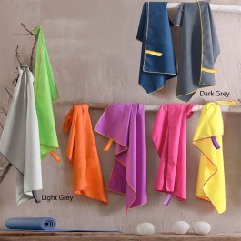 Πετσέτα Θαλάσσης Urban Dark Grey Ρυθμός DARK GREY