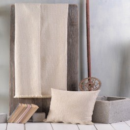 Throw Honey Ecru Yellow Rythmos ECRU