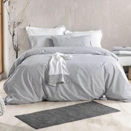 Μαξιλαροθήκες Sinclair (Σετ 2τμχ) Grey Ρυθμός GREY