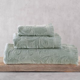 Towels Sienna (Set 3pcs) Greyzo Green Rythmos GREYΖΟ GREEN