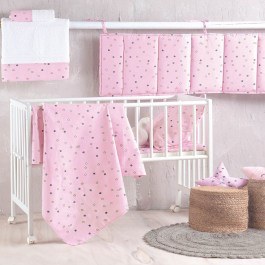 Παπλωματοθήκη Βρεφική Blaze (Σετ 2τμχ) Pink Ρυθμός PINK