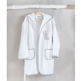 Μπουρνούζι Παιδικό Gabby White Ρυθμός WHITE