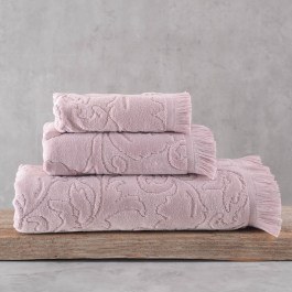 Πετσέτες Sienna (Σετ 3τμχ) Powder Ρυθμός POWDER PINK