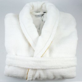 Bathrobe Purity White-Gold Cyxo WHITE-GOLD
