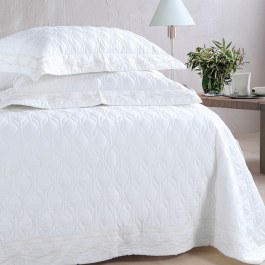 Κουβερλί Erynn Με Σεντόνια (Σετ 7τμχ) White Ρυθμός WHITE