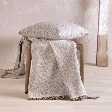 Throw Fabio Beige Rythmos