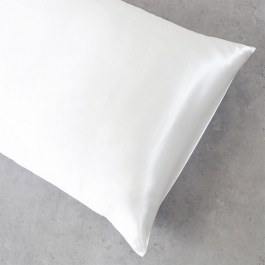 Μαξιλαροθήκη Μεταξωτή Silk Sleep White Ρυθμός WHITE