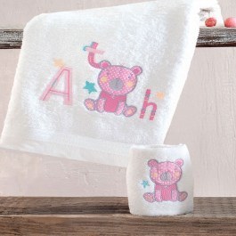 Πετσέτες Βρεφικές Arthur (Σετ 2τμχ) Pink Ρυθμός PINK