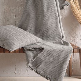Throw Ewan Grey Rythmos GREY