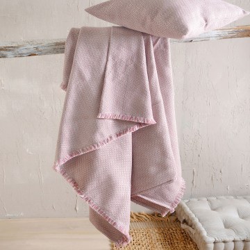 Throw Santorini Pink Rythmos