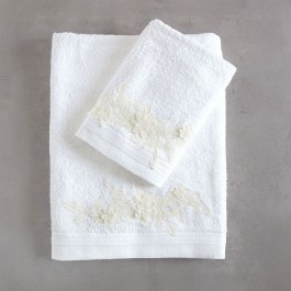 Πετσέτες Hemera (Σετ 3τμχ) White-Ecru Ρυθμός WHITE-ECRU