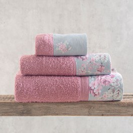 Towels Springtime In Box Green (Set 3pcs) Rythmos GREEN