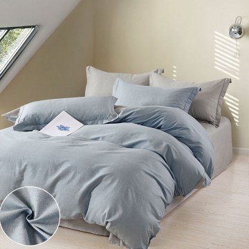 Bed Sheets Ohio (Set 4pcs) Light Grey Rythmos