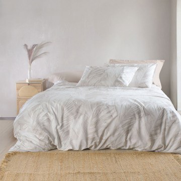 Bed Spread Palm (Set 2pcs) Ecru-Beige Rythmos