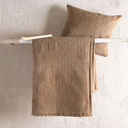 Throw Corvet Brown Rythmos BROWN
