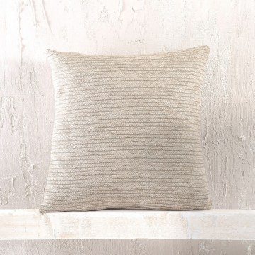 Μαξιλαροθήκη Διακοσμητική Hansel Light Beige Ρυθμός