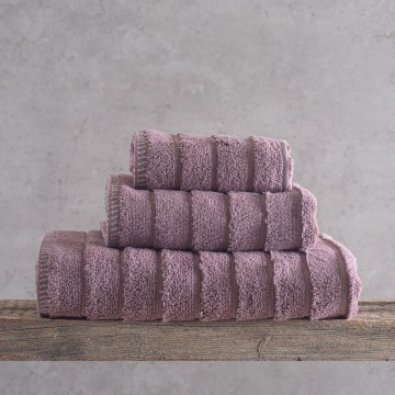 Towels Pyramid (Set 3pcs) Σε Κουτί Purple Rythmos