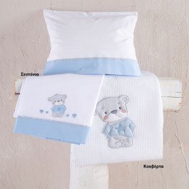 Baby Bed Sheets Booby With Embroidery (Set 3pcs) Ciel Rythmos CIEL