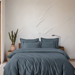 Παπλωματοθήκη Glacier (Σετ 3τμχ) Grey-Blue Rythmos GREY-BLUE