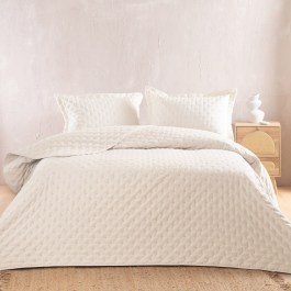 Bedspread Tener (Set 2pcs) Ecru Rythmos ECRU