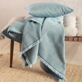 Throw Kelsey Blue Rythmos BLUE