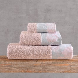 Towels Candince In Box (Set 3pcs) Powder Pink Rythmos POWDER PINK