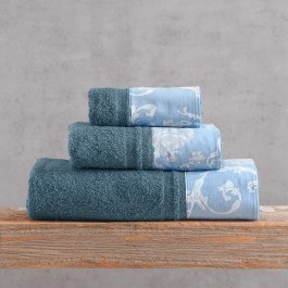 Towels Candince In Box (Set 3pcs) Denim-Blue Rythmos DENIM