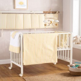 Baby Duvet Cover Eloise (Σετ 2τμχ) Yellow Rythmos YELLOW