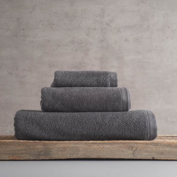 Πετσέτες Essence (Σετ 3τμχ) Dark Grey Ρυθμός