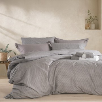Κουβερλί Imperial (Σετ 2τμχ) Grey Ρυθμός