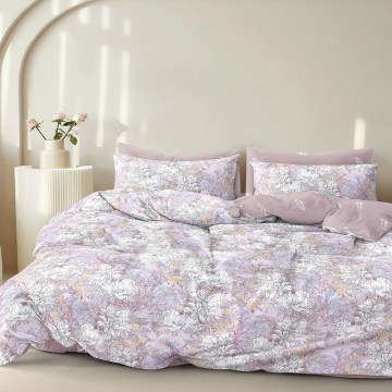 Bedspread Evie (Set of 3) Lilac Rythmos