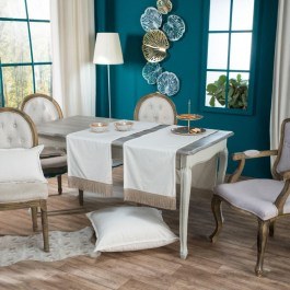 Runner Velvet 40x180 01 Ivory Teoran IVORY