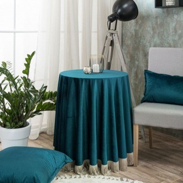 Ροτόντα Με Κρόσσι Velvet 13 Turqoise Teoran