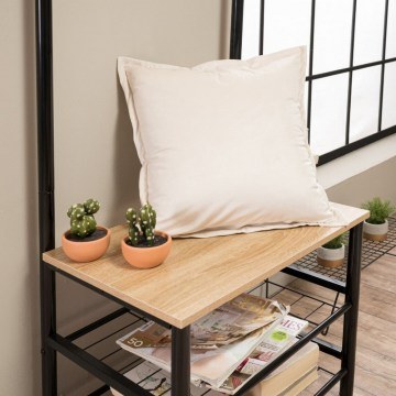 Pillow Decorative (Filled) Velvet 01 Ivory Teoran