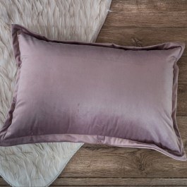 Μαξιλάρι Διακοσμητικό (Με Γέμιση) Velvet 12 Purple Teoran PURPLE