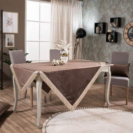 Τραπεζοκαρέ Velvet 03 Brown Teoran BROWN