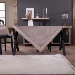 Τραπεζοκαρέ Velvet 07 Taupe Teoran ECRU